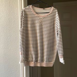 Stripped Sweater Shirt